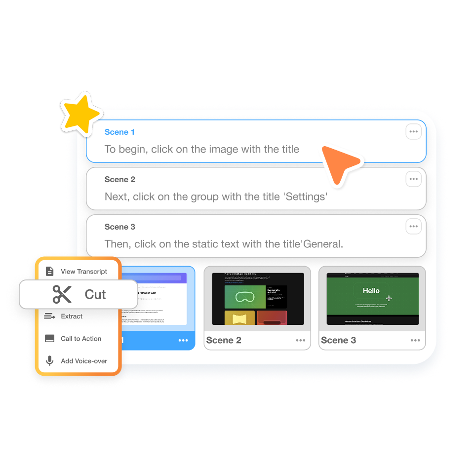 Training and learning teams transform guides into videos with Visla’s automatic video editor.